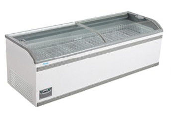 Frozen Meat Commercial Deep Island Display Freezer