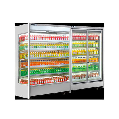 1000L ψυγείο επίδειξης Multideck κουρτινών αέρα ποτών