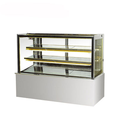 Εμπορικό Countertop επίπεδου γυαλιού 290L ψυγείο επίδειξης